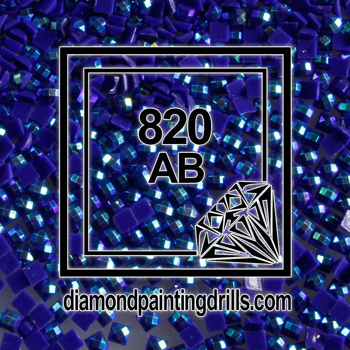 AB 453 SQUARE Diamond Painting Drills Aurora Borealis 5D Beads DMC 453  Shell Gray Light 
