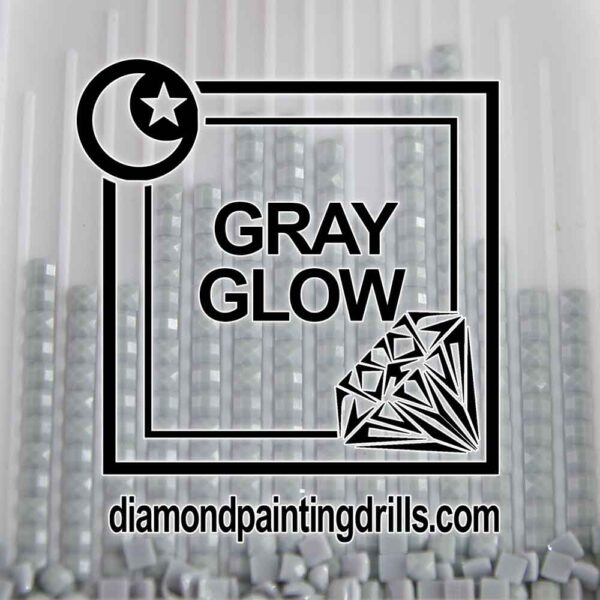 Gray Square Glow in the Dark Drills