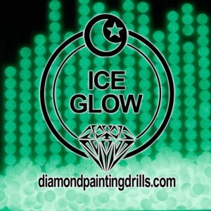 Ice Round Glow in the Dark Diamond Painting Drills