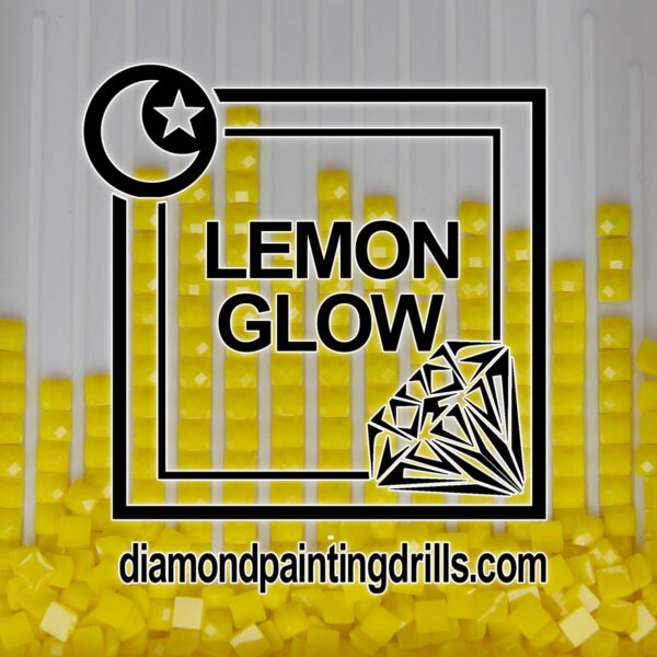 Lemon Square Glow in the Dark Diamond Painting Drills