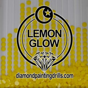 Lemon Round Glow in the Dark Diamond Painting Drills
