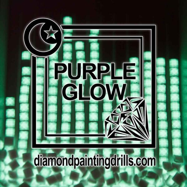 Purple Square Glow in the Dark Drills