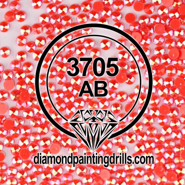 DMC 3705 Melon Dark Round AB Drills