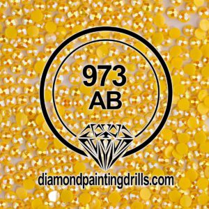 DMC 973 Canary - Bright Round AB Drills