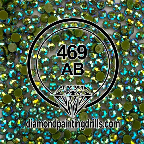 DMC 469 Round AB Diamond Painting Drills