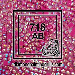 DMC 718 Square AB Diamond Painting Drills