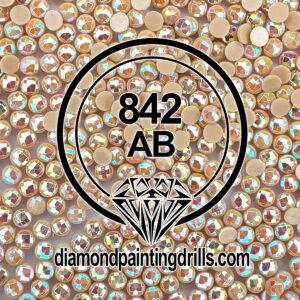 DMC 842 Round AB Diamond Painting Drills