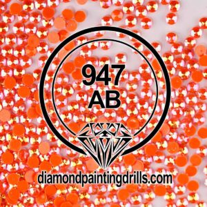 DMC 947 Round AB Drills Burnt Orange