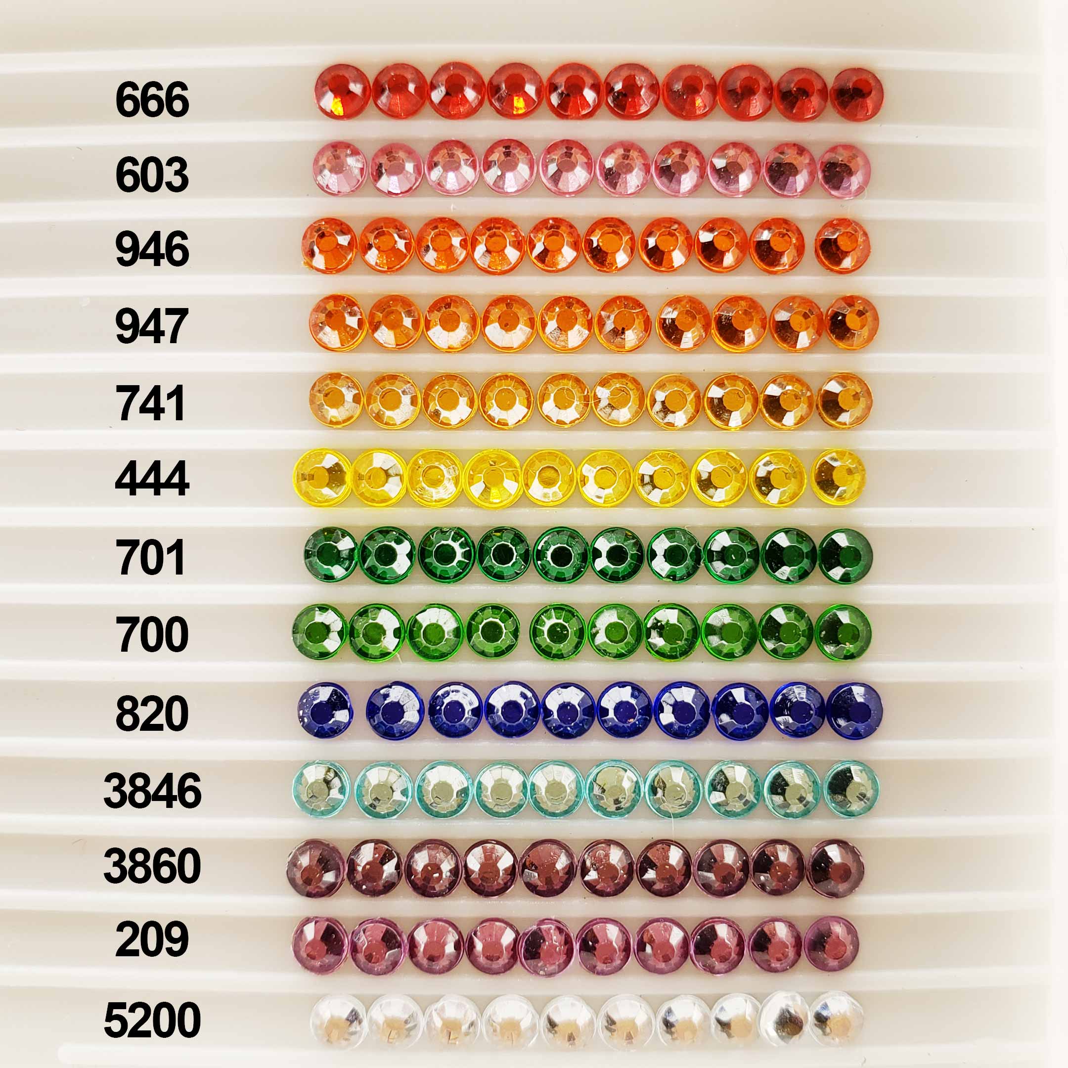 Round Crystal Drills Quick Order Page Diamond Painting Drills