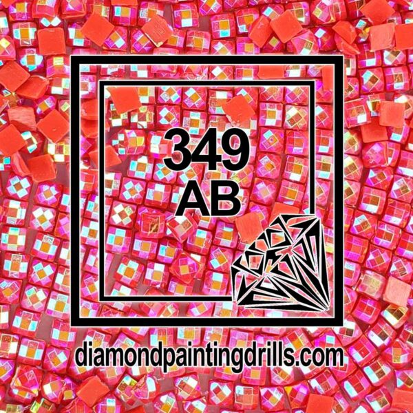 DMC 349 Square AB Diamond Painting Drills