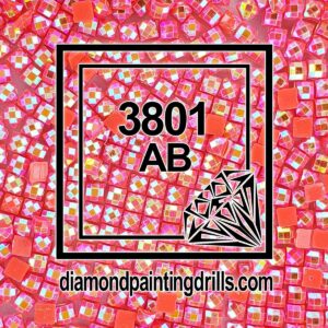 DMC 3801 Square AB Diamond Painting Drills