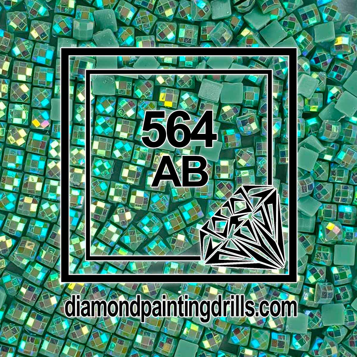 AB 453 SQUARE Diamond Painting Drills Aurora Borealis 5D Beads DMC