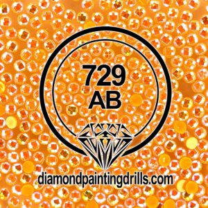 DMC 729 Round AB Diamond Painting Drills