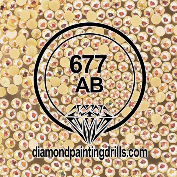 DMC 677 Round AB Diamond Painting Drills