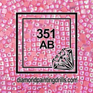 DMC 351 Square AB Diamond Painting Drills