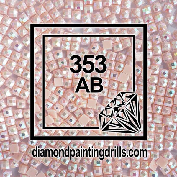 DMC 353 Square AB Diamond Painting Drills