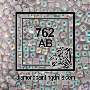DMC 762 Square AB Diamond Painting Drills
