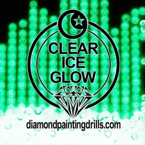 Ice Round Glow in the Dark Diamond Painting Drills