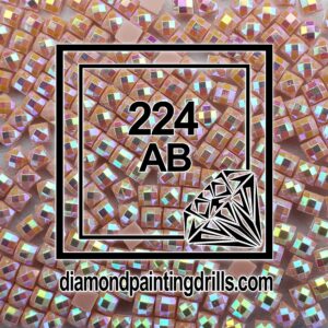 DMC 224 Square AB Diamond Painting Drills