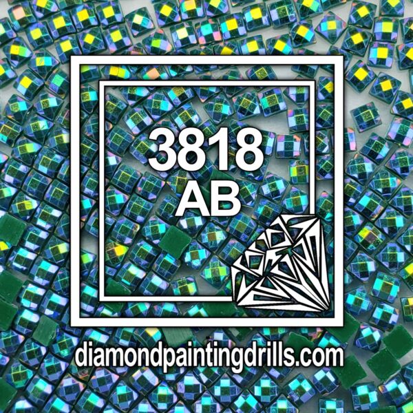 DMC 3818 Square AB Diamond Painting Drills