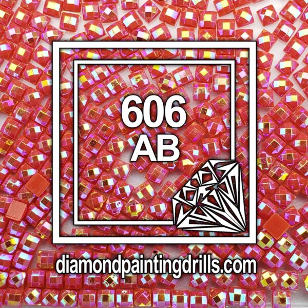 DMC 606 Square AB Diamond Painting Drills