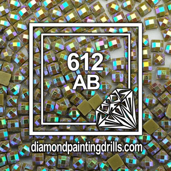 DMC 612 Square AB Diamond Painting Drills