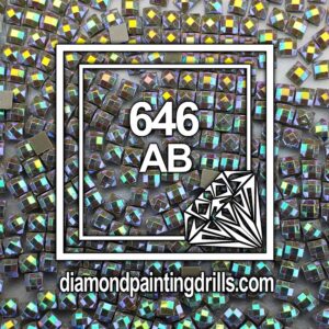 DMC 646 Square AB Diamond Painting Drills