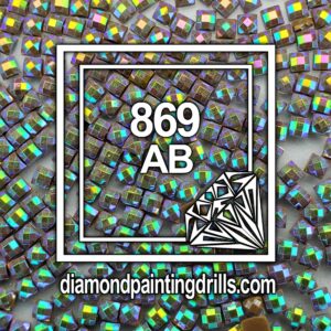 DMC 869 Square AB Diamond Painting Drills