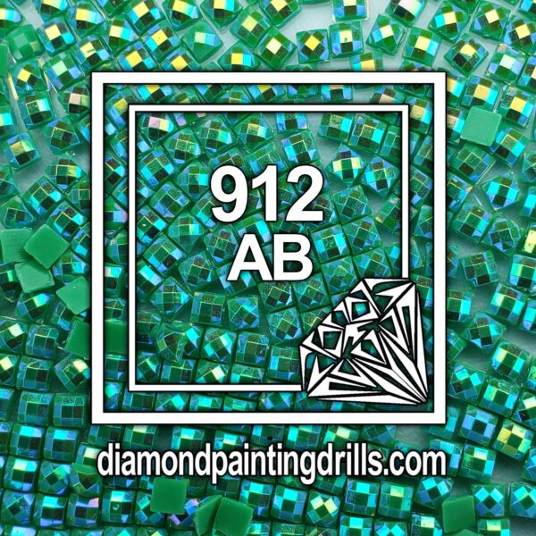 DMC 912 Square AB Diamond Painting Drills