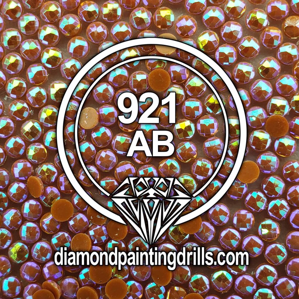 921 Copper Round AB Diamond Painting Drills