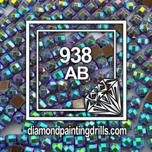 DMC 938 Square AB Diamond Painting Drills