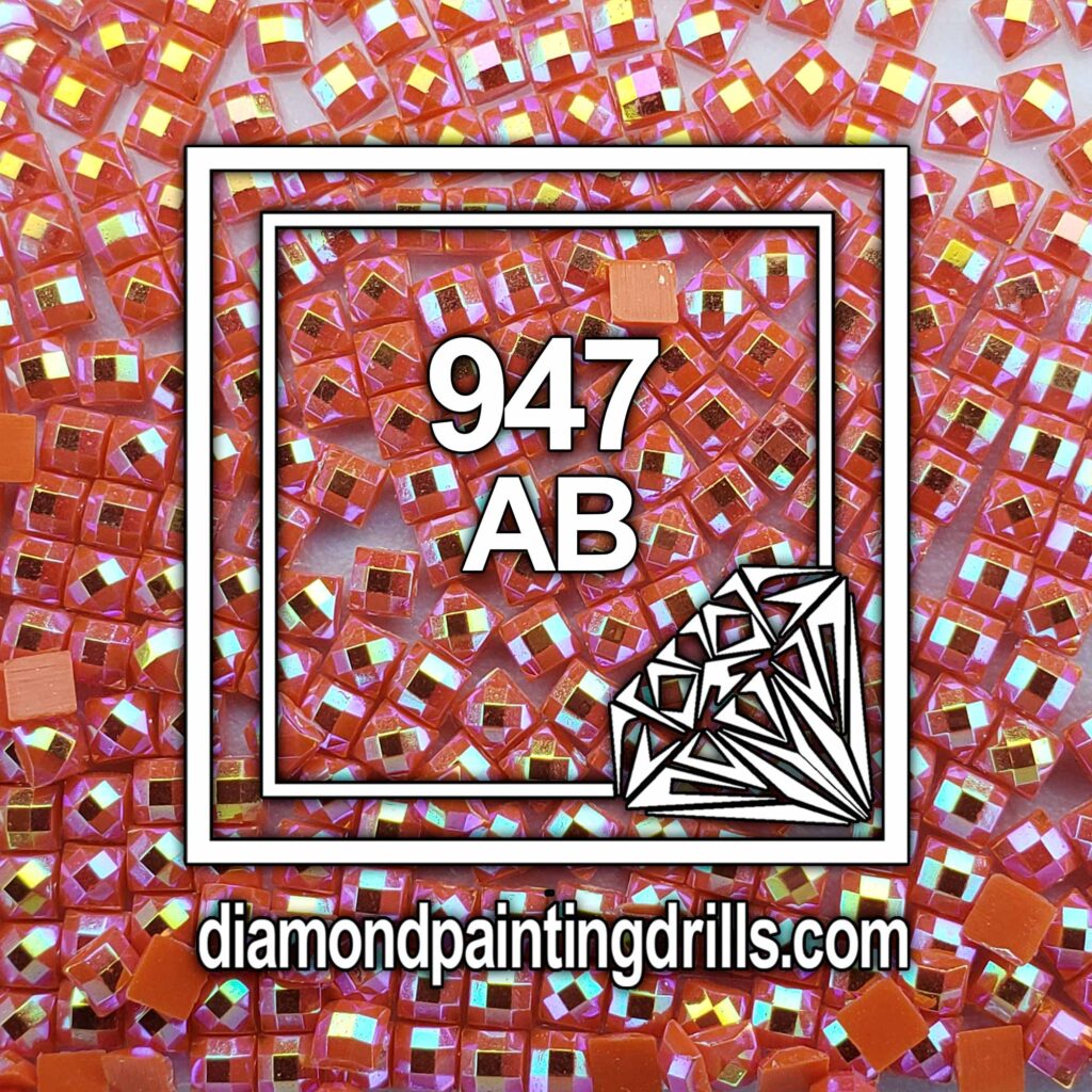 DMC 947 Burnt Orange Square AB Diamond Painting Drills dmc-947-burnt-orange-square-ab-diamond-painting-drills