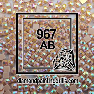 DMC 967 Square AB Diamond Painting Drills