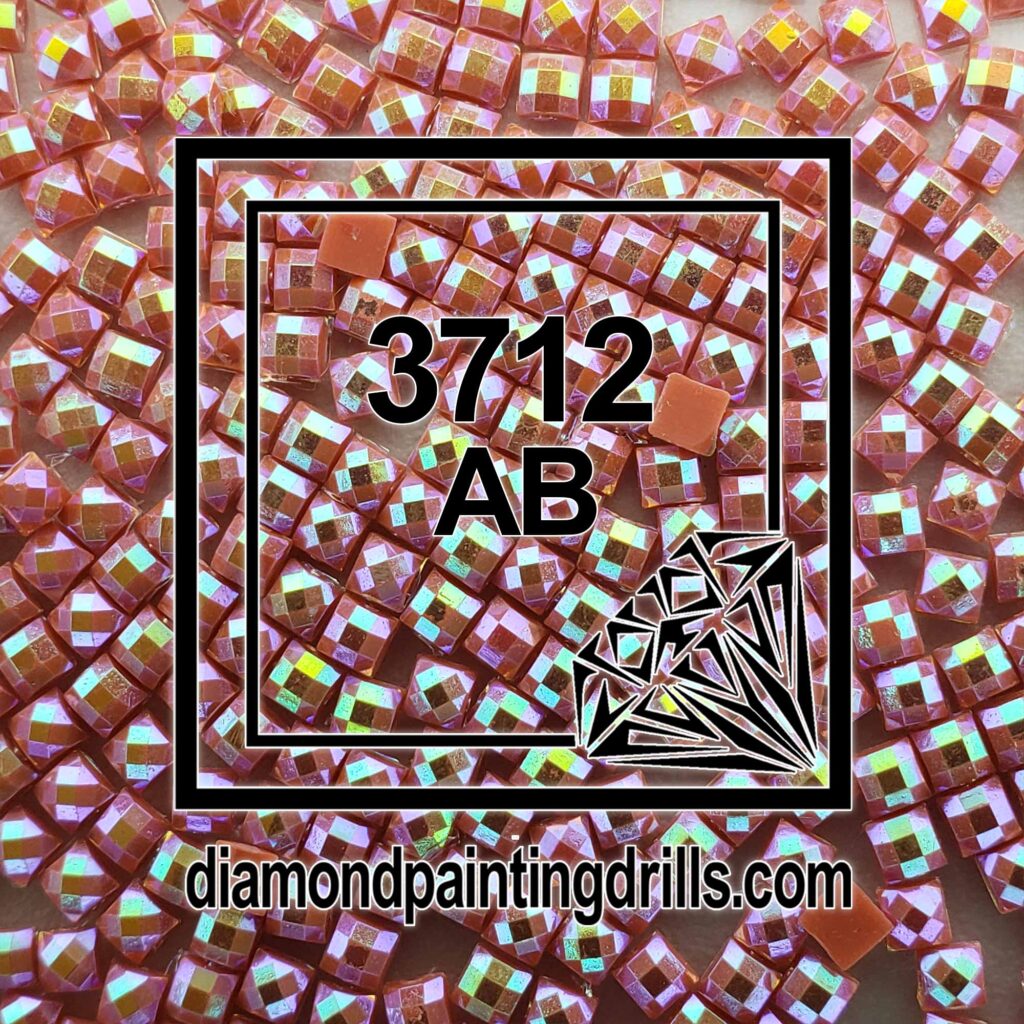 3712 Salmon Medium Square AB Diamond Painting Drills 3712-salmon-medium-square-ab-diamond-painting-drills