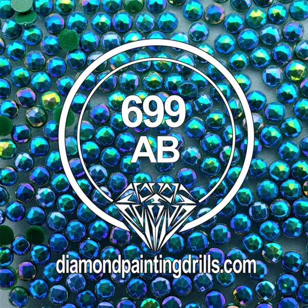 DMC 699 Round AB Drill for Diamond Painting