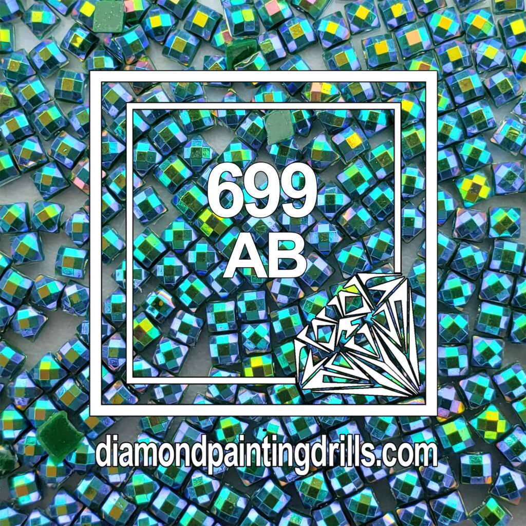 699 Green Square AB Diamond Painting Drills