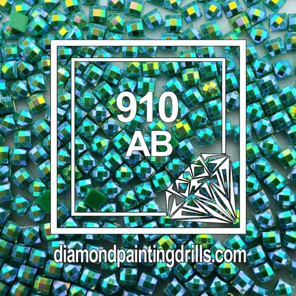 DMC 910 Square AB Drill for Diamond Painting