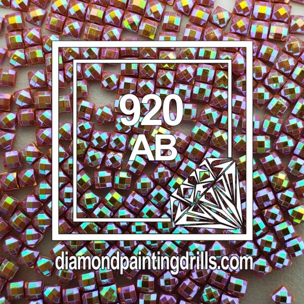 DMC 920 Square AB Drill for Diamond Painting