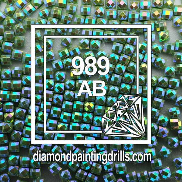 DMC 989 Square AB Drill for Diamond Painting