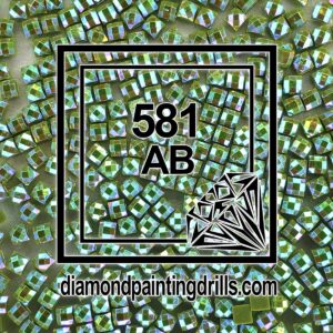 DMC 581 Square AB Diamond Painting Drills