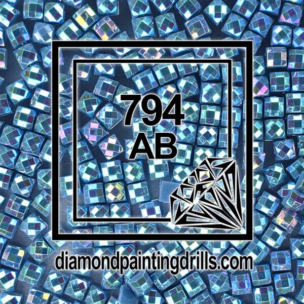 DMC 794 Square AB Diamond Painting Drills