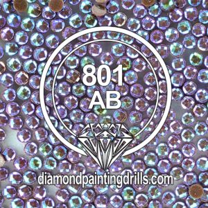 DMC 801 Round AB Diamond Painting Drills