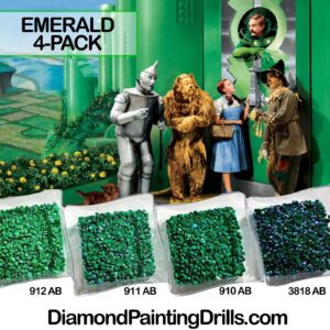 March Emerald 4 Pack of AB Drills