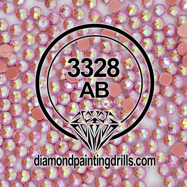 DMC 3328 Round AB Diamond Painting Drills