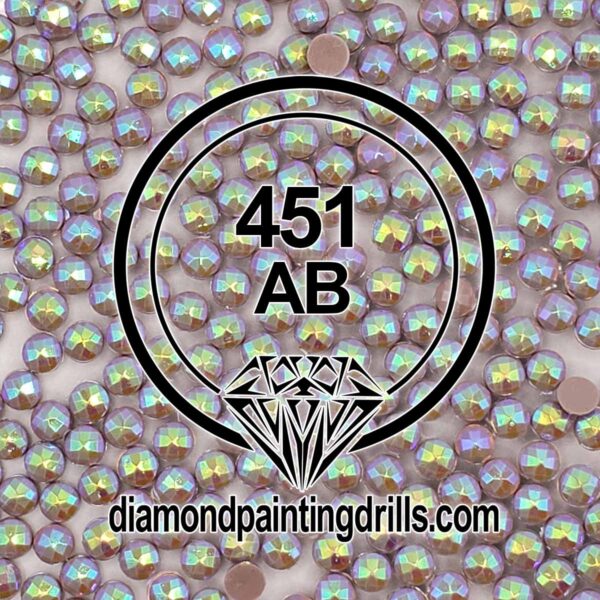 DMC 451 Round AB Diamond Painting Drills