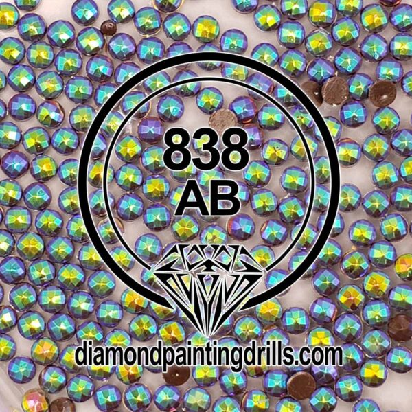 DMC 838 Round AB Diamond Painting Drills