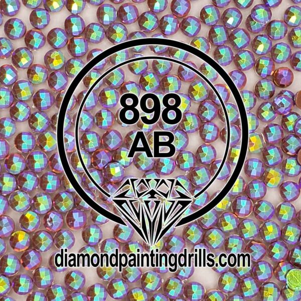 DMC 898 Round AB Diamond Painting Drills