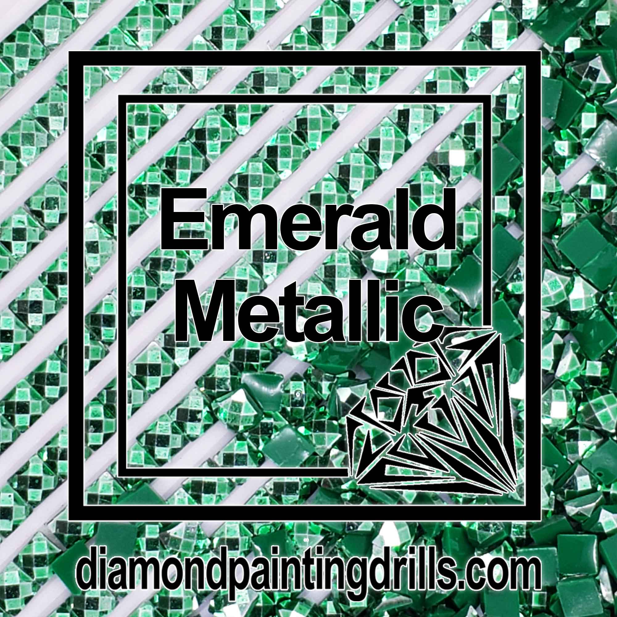 Emerald Metallic Drills - Square - Diamond Painting Drills