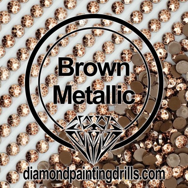 Diamond Painting Drills Metallic Brown Drills
