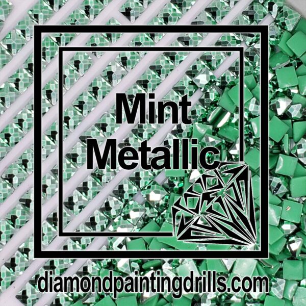 Diamond Painting Drills Metallic Mint Drills